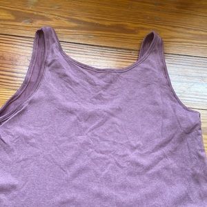 Lululemon Size 10 high neck Mauve/Pink Tank